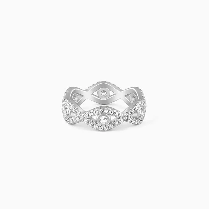 Women's Infinity Symbol Rings in Rose Gold for a Romantic TouchSilver Orbed Ring