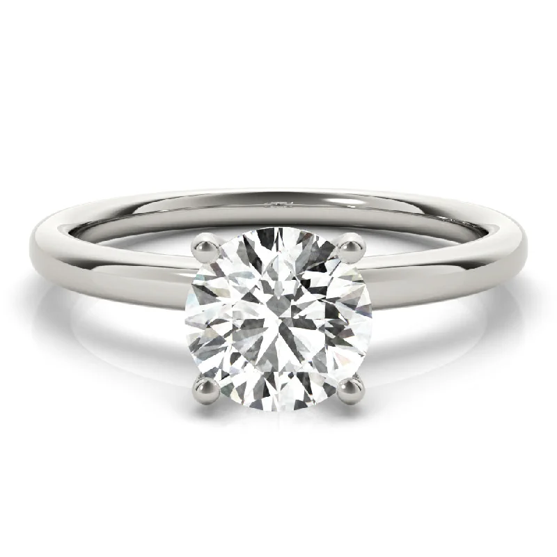 Men's Tanzanite Engagement Rings in Palladium with a Three - Stone ArrangementAthena Round Diamond Solitaire Engagement Ring Men's Tanzanite Engagement Rings in Palladium with a Three - Stone ArrangementAthena Round Diamond Solitaire Engagement Ring