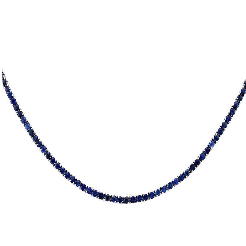Radiant - cut diamond engagement ring with a bezel - set center stone in 18K yellow goldVintage 10.02 Carat Sapphire 14K White Gold Tennis Necklace Radiant - cut diamond engagement ring with a bezel - set center stone in 18K yellow goldVintage 10.02 Carat Sapphire 14K White Gold Tennis Necklace