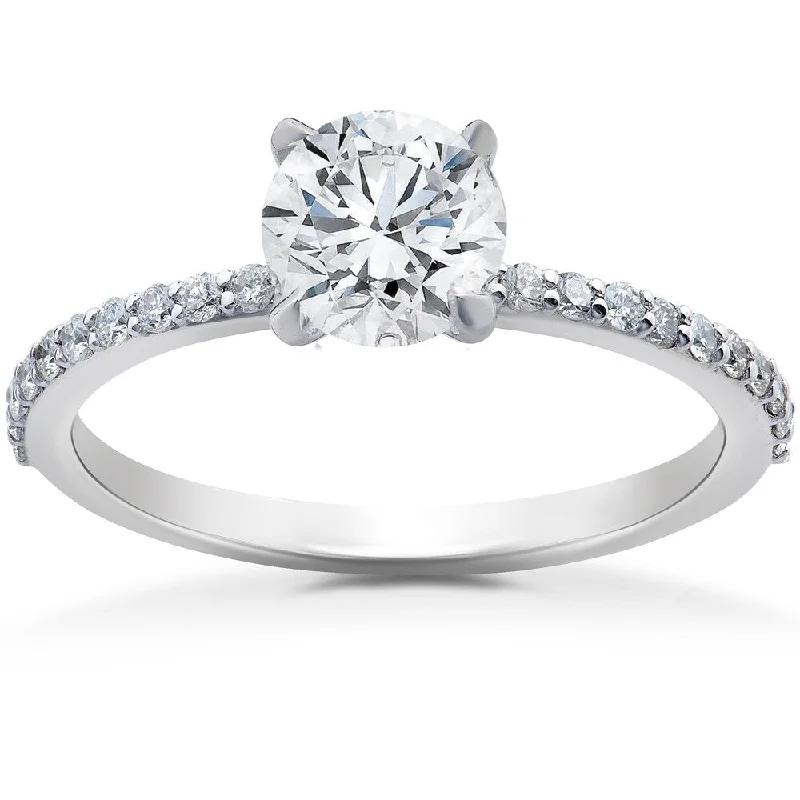 Pear - Shaped Women's Diamond Rings in Yellow Gold with a Single - Diamond Pendant Look1 ct Lab Grown Diamond EX3 Engagement Ring 14k White Gold Pear - Shaped Women's Diamond Rings in Yellow Gold with a Single - Diamond Pendant Look1 ct Lab Grown Diamond EX3 Engagement Ring 14k White Gold