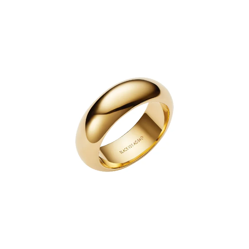 Enamel - Coated Women's Rings in Bright, Bold ColorsOmotesando Chunky Gold Plated Ring