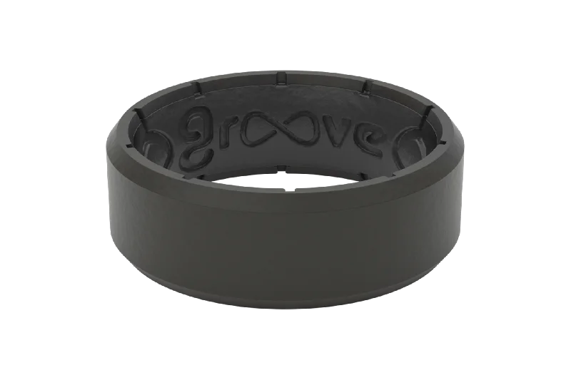 Men's anchor - themed rings for a nautical lookEdge Black Ring