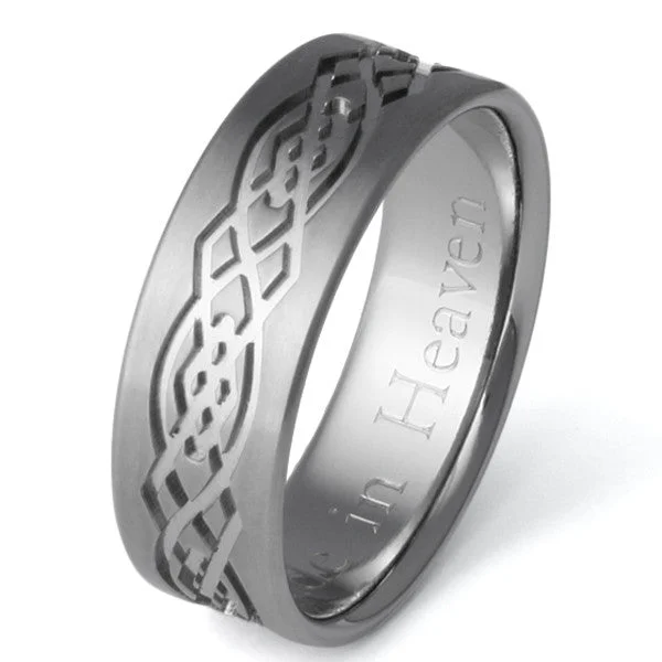 Titanium Rings with a Multi - Colored Anodized FinishTitanium Irish Celtic Promise Rings ck8 Titanium Rings with a Multi - Colored Anodized FinishTitanium Irish Celtic Promise Rings ck8