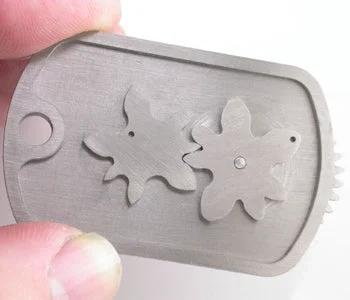 Titanium Rings with a Sound - Emitting Charm for a Unique AccessoryImaginary Gears Pendant