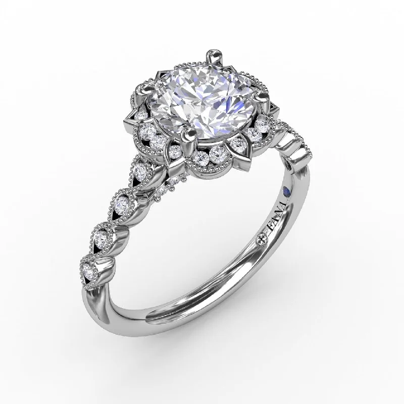 Men's Topaz Engagement Rings in 10K Gold with a Channel - Set Diamond BandRound Diamond Engagement With Floral Halo and Milgrain Details Men's Topaz Engagement Rings in 10K Gold with a Channel - Set Diamond BandRound Diamond Engagement With Floral Halo and Milgrain Details