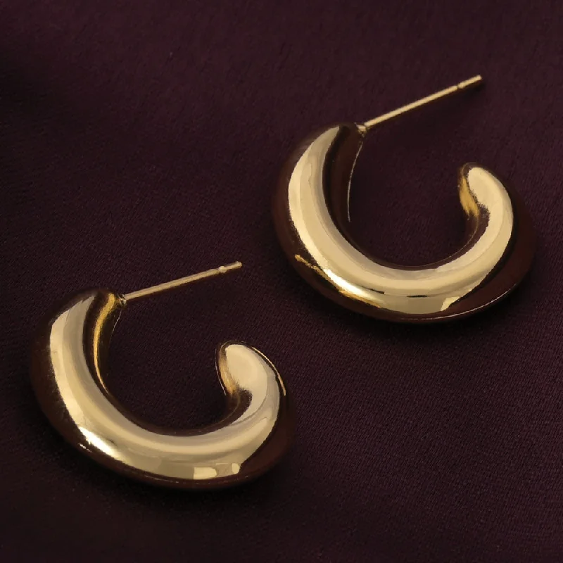 Statement - Making Cocktail Rings for Women with Large Cubic ZirconiaCursive C Hoop Earrings