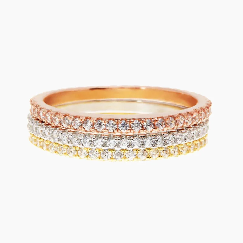 Women's Infinity Symbol Rings in Rose Gold for a Romantic TouchGems Stackable Eternity Set Rings Women's Infinity Symbol Rings in Rose Gold for a Romantic TouchGems Stackable Eternity Set Rings