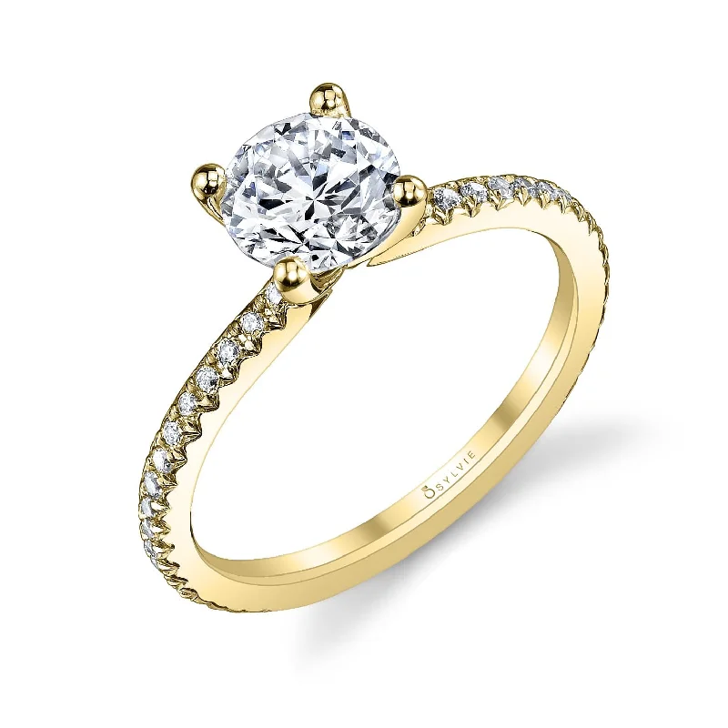 Men's Sapphire Engagement Rings in 18K White Gold with Pave Diamond AccentsSylvie Collection 14K Round Engagement Ring Setting .21tw Men's Sapphire Engagement Rings in 18K White Gold with Pave Diamond AccentsSylvie Collection 14K Round Engagement Ring Setting .21tw