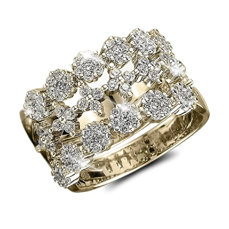 Magnetic Clasp Women's Rings for Easy Wearing and RemovalBlossom Trio Stacking Rings Magnetic Clasp Women's Rings for Easy Wearing and RemovalBlossom Trio Stacking Rings