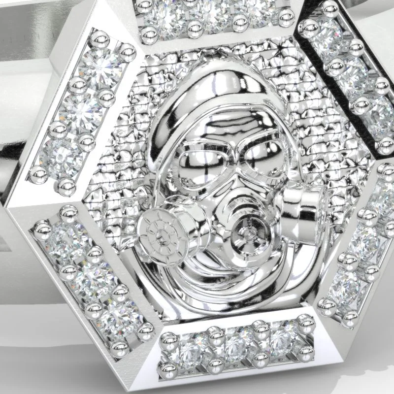 Men's stackable rings for a layered lookS.T.A.L.K.E.R. Diamond 14K White Gold Ring. Men's stackable rings for a layered lookS.T.A.L.K.E.R. Diamond 14K White Gold Ring.