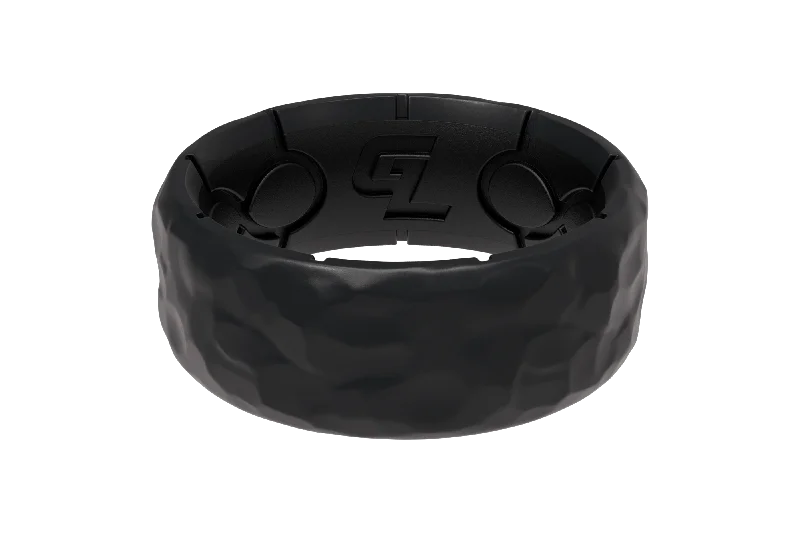 Men's budget - friendly rings for cost - conscious shoppersZeus Hammered Graphite Ring Men's budget - friendly rings for cost - conscious shoppersZeus Hammered Graphite Ring