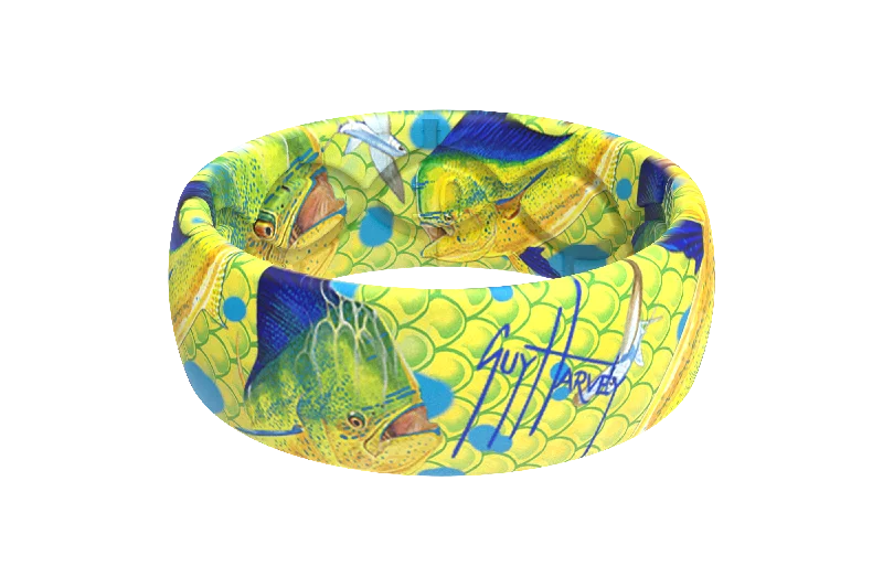 Men's zodiac - sign rings for a personalized touchGuy Harvey Mahi Skin Ring