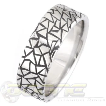Titanium Rings with a Magnetic Insert for a Novel FeatureCracked Ice