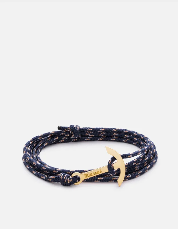 Women's Rings with Birthstones for a Personalized TouchMini Modern Anchor Rope, Gold Women's Rings with Birthstones for a Personalized TouchMini Modern Anchor Rope, Gold