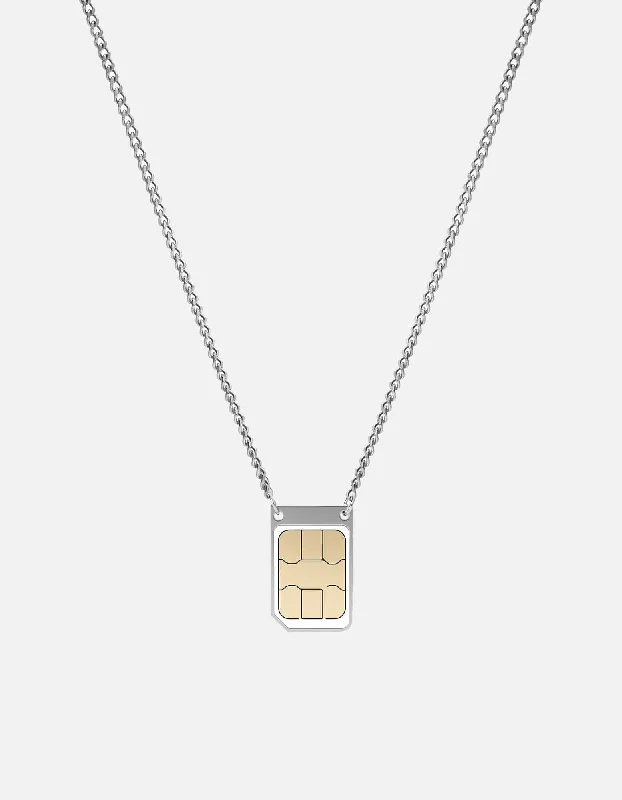 Minimalist Women's Rings with a Single Pearl in 14K Gold - Plated BandsSIM Card Necklace, Sterling Silver Minimalist Women's Rings with a Single Pearl in 14K Gold - Plated BandsSIM Card Necklace, Sterling Silver