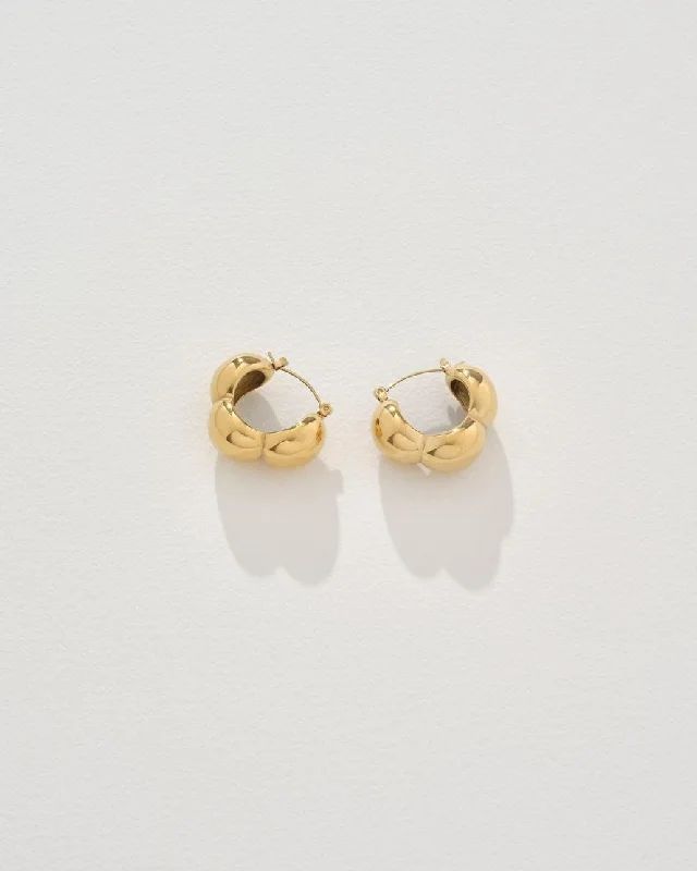 Statement hoop earringsWyatt Earrings in Gold