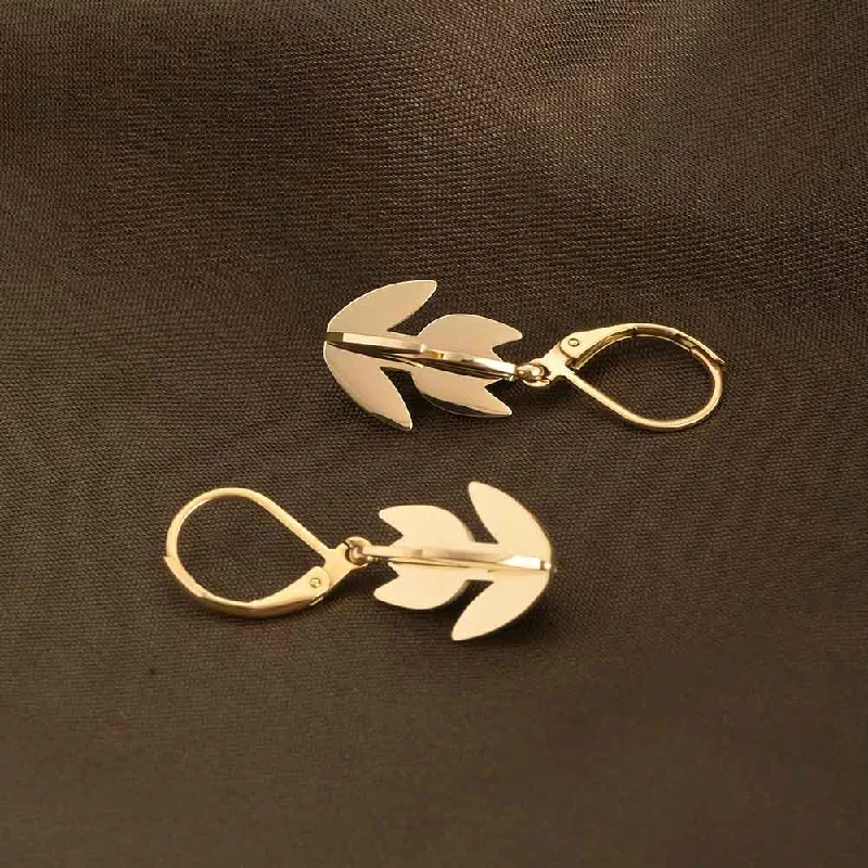Art Deco - Inspired Women's Rings with Geometric Shapes in 14K GoldGolden Tulip Earrings Art Deco - Inspired Women's Rings with Geometric Shapes in 14K GoldGolden Tulip Earrings