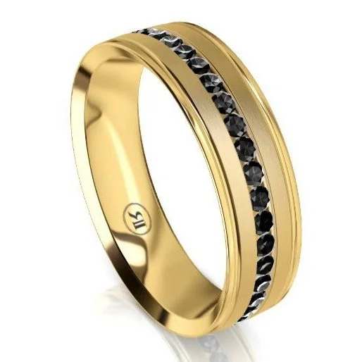 Cushion - Cut Women's Diamond Rings in Platinum with a Soft and Romantic AppearanceThe Edison Yellow Gold Black Diamond Mens Wedding Ring Cushion - Cut Women's Diamond Rings in Platinum with a Soft and Romantic AppearanceThe Edison Yellow Gold Black Diamond Mens Wedding Ring