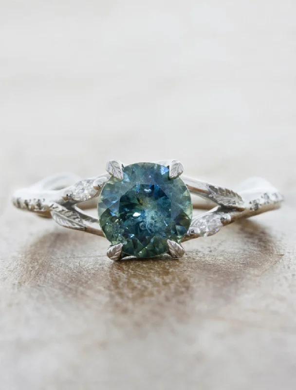 Men's Alexandrite Engagement Rings in Platinum with a Hidden Halo of DiamondsEliza Men's Alexandrite Engagement Rings in Platinum with a Hidden Halo of DiamondsEliza
