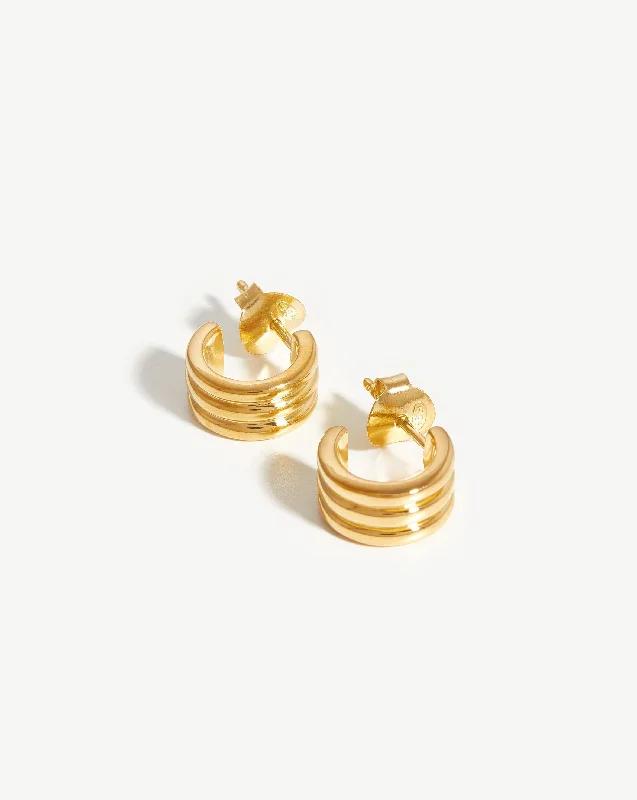 Silver hoop earringsMini Ancien Hoop Earrings