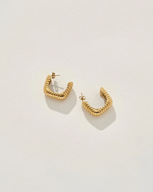 Silver hoop earringsGregory Earrings in Gold