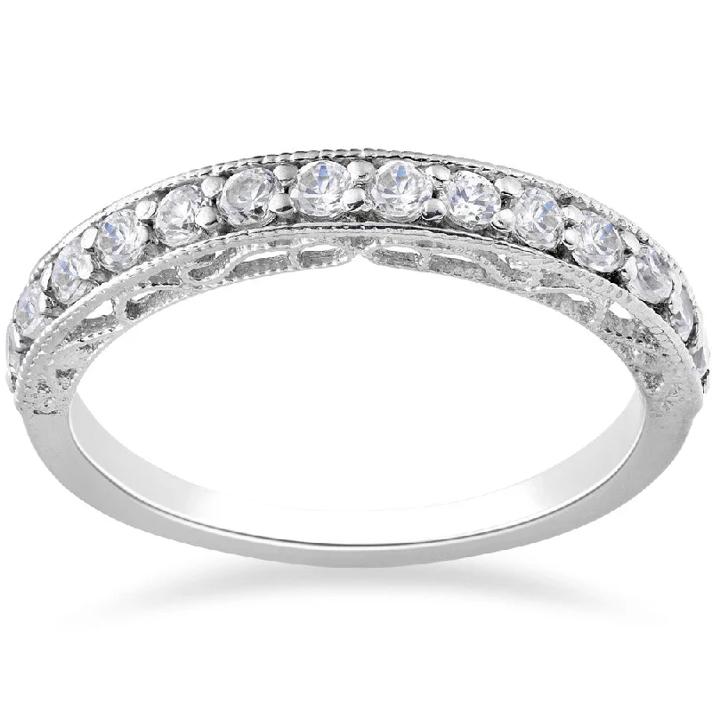 Pear - Shaped Women's Diamond Rings in Yellow Gold with a Single - Diamond Pendant Look14k White Gold 1/2ct TDW Lab Grown Eco Friendly Diamond Vivian Vintage Wedding Ring Pear - Shaped Women's Diamond Rings in Yellow Gold with a Single - Diamond Pendant Look14k White Gold 1/2ct TDW Lab Grown Eco Friendly Diamond Vivian Vintage Wedding Ring