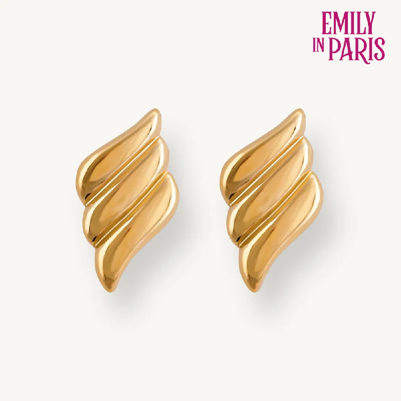 Vintage - Inspired Filigree - Design Women's Rings in Sterling SilverGilded Waves Earrings