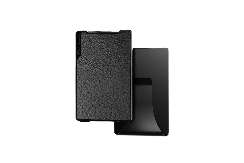 Men's stainless - steel promise rings with a matte finishGroove Wallet® Leather - Black Men's stainless - steel promise rings with a matte finishGroove Wallet® Leather - Black