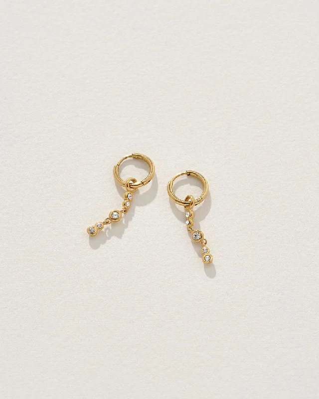 Oval hoop earringsSharise Earrings in Gold