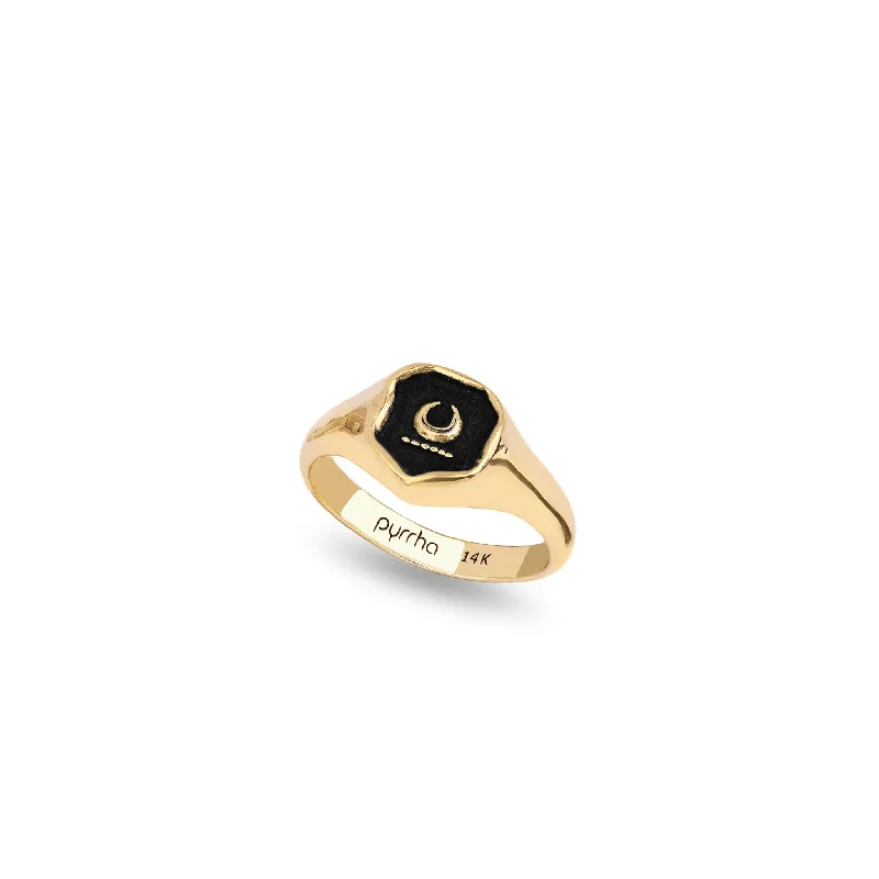 Tennis - Style Women's Rings with a Row of Round Diamonds in PlatinumNew Beginnings 14K Gold Signet Ring Tennis - Style Women's Rings with a Row of Round Diamonds in PlatinumNew Beginnings 14K Gold Signet Ring