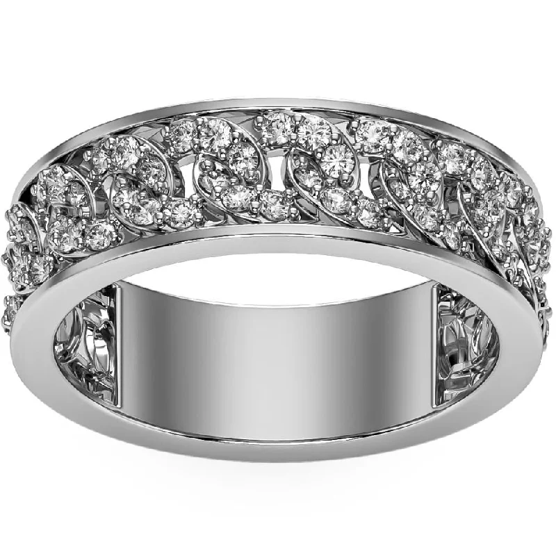 Women's Diamond Rings with Amethyst and Diamond Combinations for a Purple - Hued Elegance1 1/4Ct Diamond Ring Men's Curb Chain Band in 10k White, Yellow, or Rose Gold Women's Diamond Rings with Amethyst and Diamond Combinations for a Purple - Hued Elegance1 1/4Ct Diamond Ring Men's Curb Chain Band in 10k White, Yellow, or Rose Gold