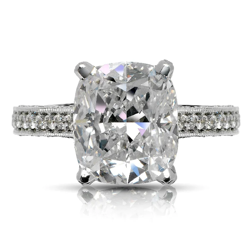 Adjustable Women's Diamond Rings with a Flexible Band for a Comfortable and Custom FitAKI 6 CARAT CUSHION CUT F COLOR VVS1 CLARITY DIAMOND ENGAGEMENT RING 14K WHITE GOLD GIA CERTIFIED 6 CT F VVS1 BY MIKE NEKTA Adjustable Women's Diamond Rings with a Flexible Band for a Comfortable and Custom FitAKI 6 CARAT CUSHION CUT F COLOR VVS1 CLARITY DIAMOND ENGAGEMENT RING 14K WHITE GOLD GIA CERTIFIED 6 CT F VVS1 BY MIKE NEKTA