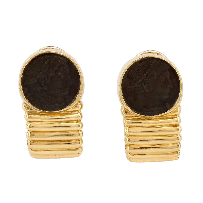 Emerald - cut diamond engagement ring set in a modern titanium bandAncient Roman Coin 18K Yellow Gold Tubogas Style Earrings Emerald - cut diamond engagement ring set in a modern titanium bandAncient Roman Coin 18K Yellow Gold Tubogas Style Earrings