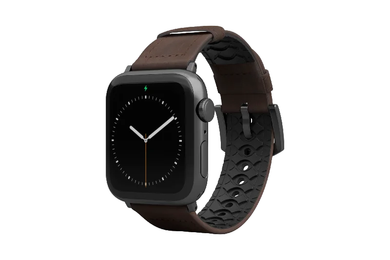 Men's spinning rings for fidget - friendly useVulcan Ascent - Brown Apple Leather Watch Band Men's spinning rings for fidget - friendly useVulcan Ascent - Brown Apple Leather Watch Band