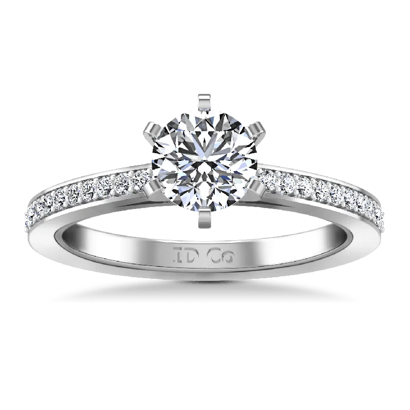 Women's Infinity Symbol Rings in Rose Gold for a Romantic TouchRound Diamond Pave Engagement Ring Ashley 14K White Gold Women's Infinity Symbol Rings in Rose Gold for a Romantic TouchRound Diamond Pave Engagement Ring Ashley 14K White Gold