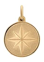 Statement - Making Cocktail Rings for Women with Large Cubic ZirconiaNorth Star Pendant, Gold Vermeil Statement - Making Cocktail Rings for Women with Large Cubic ZirconiaNorth Star Pendant, Gold Vermeil