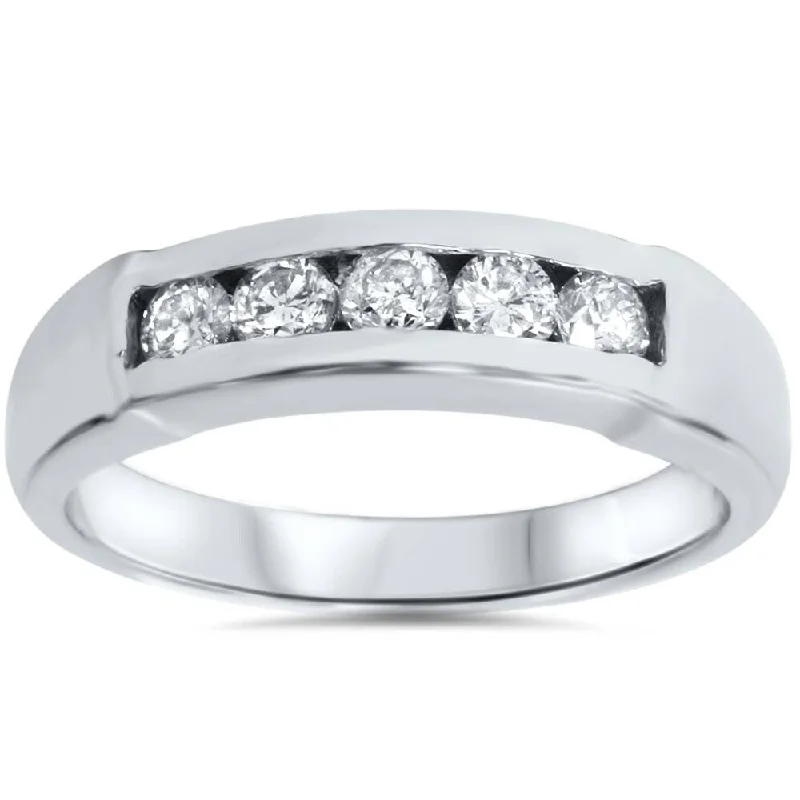 Adjustable Women's Diamond Rings with a Flexible Band for a Comfortable and Custom FitPompeii3 14k White Gold 1/2 Ct TDW Diamond Mens Ring Polished Wedding Band Adjustable Women's Diamond Rings with a Flexible Band for a Comfortable and Custom FitPompeii3 14k White Gold 1/2 Ct TDW Diamond Mens Ring Polished Wedding Band