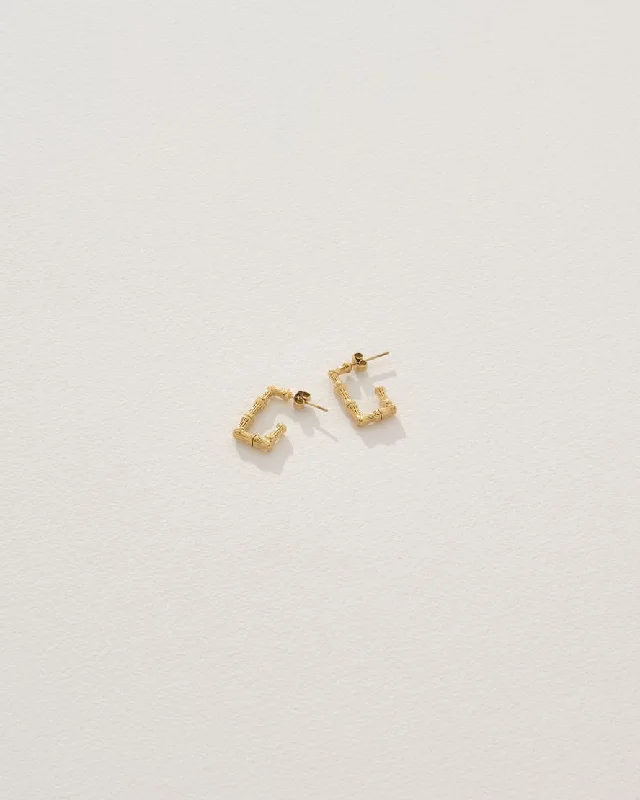 Chunky hoop earringsFatima Earrings in Gold