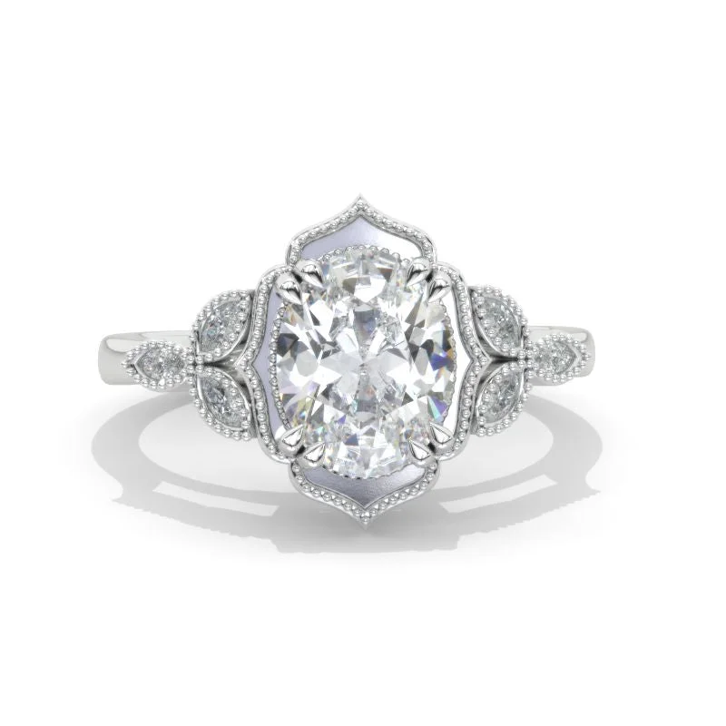 Men's Ruby Engagement Rings in Rose Gold with a Solitaire Design for a Romantic Gesture2 Carat Oval Moissanite Halo Engagement Ring Men's Ruby Engagement Rings in Rose Gold with a Solitaire Design for a Romantic Gesture2 Carat Oval Moissanite Halo Engagement Ring