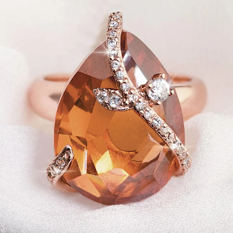 Enamel - Coated Women's Rings in Bright, Bold ColorsFire and Ice Ring