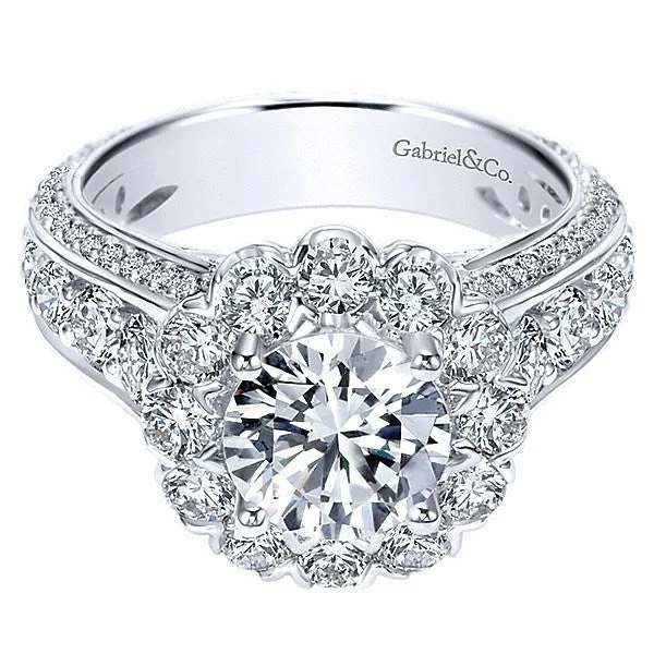 Men's Ruby Engagement Rings in Rose Gold with a Solitaire Design for a Romantic GestureFloral Tapered Channel Diamond Ring 2.21 Cttw 326A Men's Ruby Engagement Rings in Rose Gold with a Solitaire Design for a Romantic GestureFloral Tapered Channel Diamond Ring 2.21 Cttw 326A