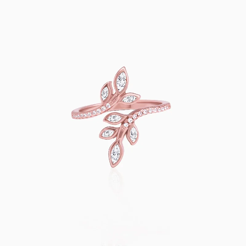 Women's 18K Gold Solitaire Diamond Ring for an Elegant Everyday LookRose Gold Pure Poise Ring Women's 18K Gold Solitaire Diamond Ring for an Elegant Everyday LookRose Gold Pure Poise Ring
