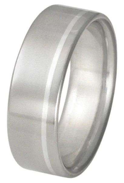 Titanium Rings with Inlaid Wood for a Natural and Unique StyleTitanium Wedding Ring with Platinum Inlay p6 Titanium Rings with Inlaid Wood for a Natural and Unique StyleTitanium Wedding Ring with Platinum Inlay p6