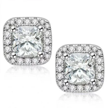Princess - Cut Women's Diamond Rings in White Gold with a High - Clarity Diamond for a Modern LookZuri Diamond Earrings Princess - Cut Women's Diamond Rings in White Gold with a High - Clarity Diamond for a Modern LookZuri Diamond Earrings