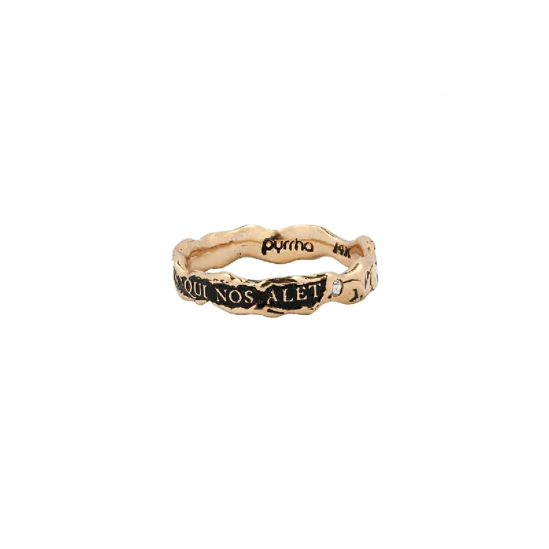 Art Deco - Inspired Women's Rings with Geometric Shapes in 14K GoldLove Is the Breath that Sustains Us Narrow 14K Gold Stone Set Textured Band Ring Art Deco - Inspired Women's Rings with Geometric Shapes in 14K GoldLove Is the Breath that Sustains Us Narrow 14K Gold Stone Set Textured Band Ring