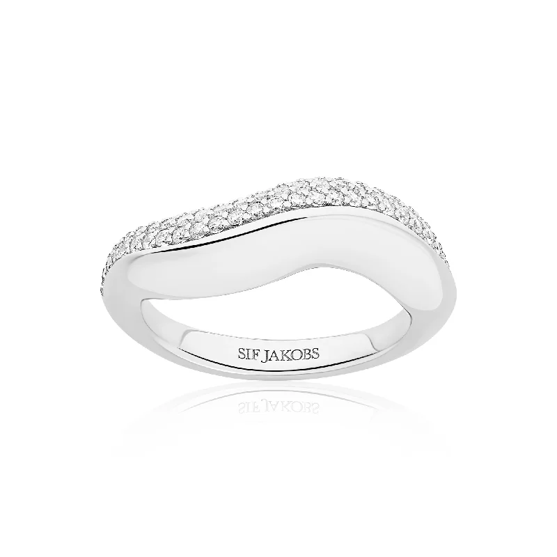 Silicone Women's Rings for a Comfortable and Durable OptionGlorenza Silver Ring w. Zirconia