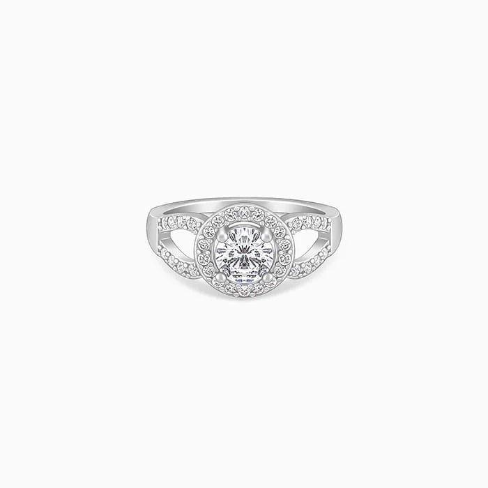 Gothic - Style Women's Rings with Black Onyx and Silver SkullsSilver Twilight Rays Ring