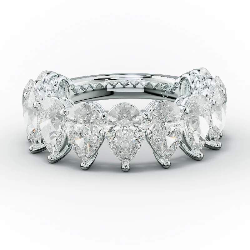 Platinum anniversary rings with diamond accents6.0 Carat Pear Shape Diamond Anniversary Band Platinum anniversary rings with diamond accents6.0 Carat Pear Shape Diamond Anniversary Band
