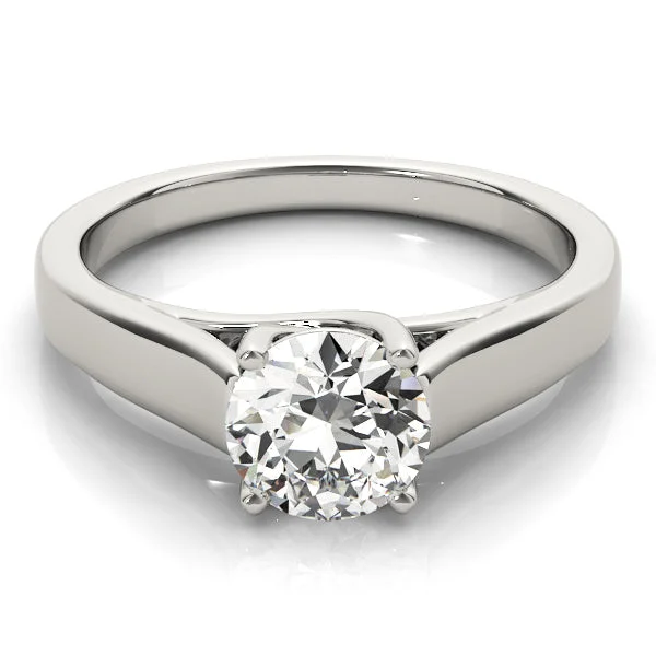 Men's Tourmaline Engagement Rings in 18K Two - Tone Gold with a Floral - Inspired SettingEvelyn Round Diamond Solitaire Engagement Ring Men's Tourmaline Engagement Rings in 18K Two - Tone Gold with a Floral - Inspired SettingEvelyn Round Diamond Solitaire Engagement Ring