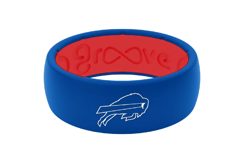 Men's Viking - inspired rings with ancient symbolsNFL Buffalo Bills Ring